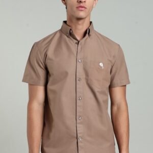 LS 002 || Brown || Half Sleeve Shirt