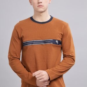 FS005||Mustard|| Full Sleeve Round Neck T-Shirt