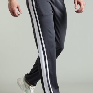 TP003|| Dark Grey White|| Track Pant