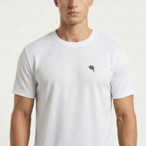 RHS02A||WHITE|| Round Neck Half