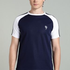 RHS02||NAVY|| Round Neck Half-CS
