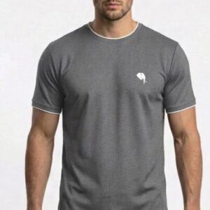 RHS02B||LITE GREY|| Round Neck Half