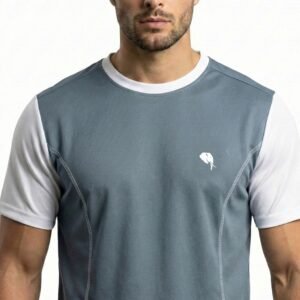 RHS003||BLUE|| Round Neck Half